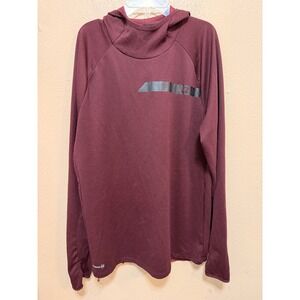 Russell Mens Dri-Power 360 Training Fit Hoodie Wine Maroon RM38227 Size Large